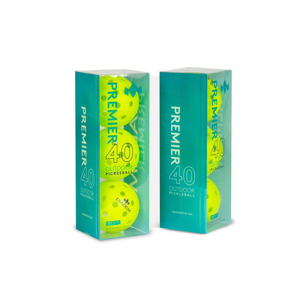 Premier 40 Outdoor Pickleballs - Diadem Sports
